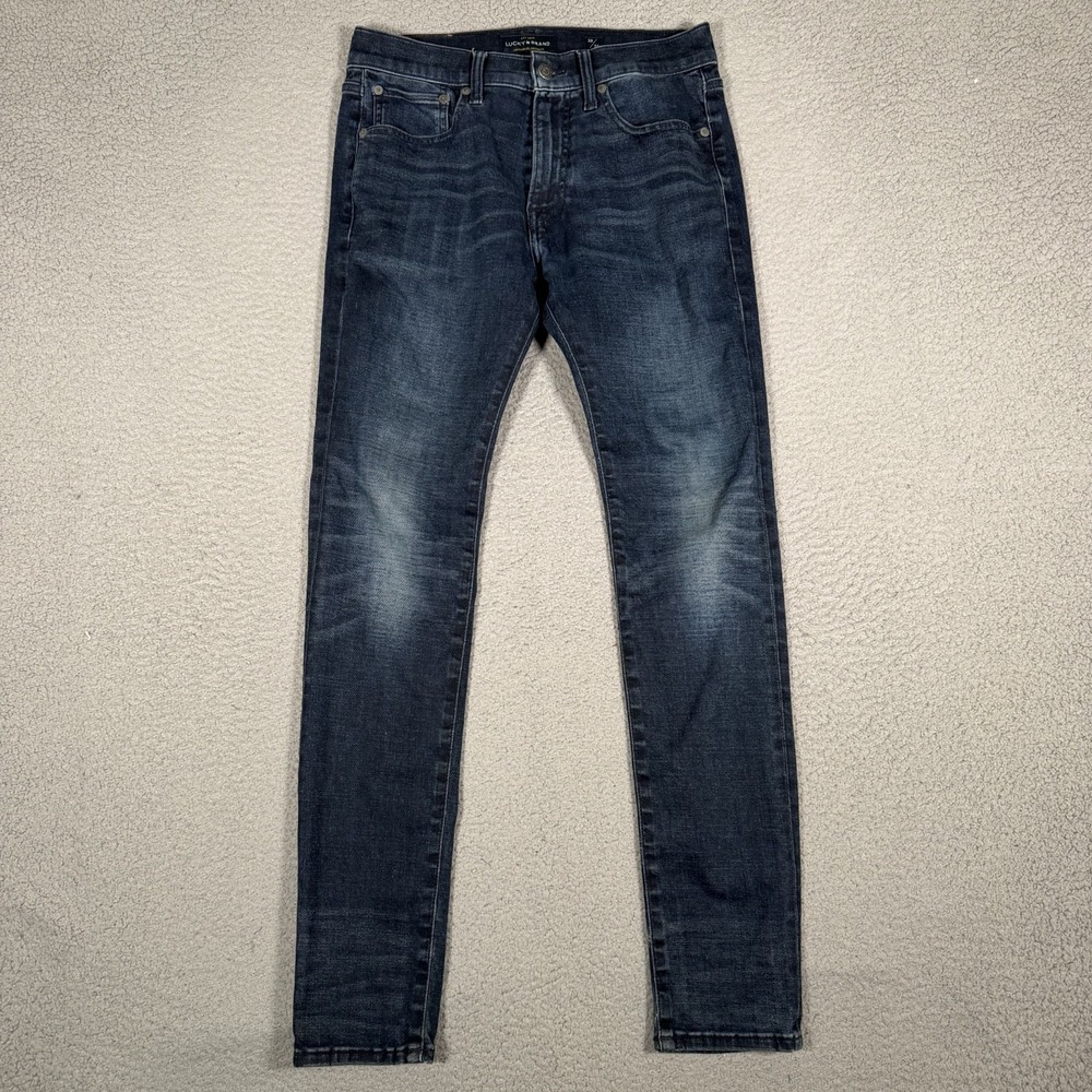 Lucky Brand Jeans Mens 29x32 Blue 105 Slim Taper Denim Casual Preppy 5 Pocket